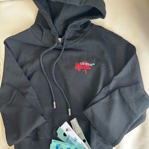 Off-White Black Cropper Women’s Hoodie